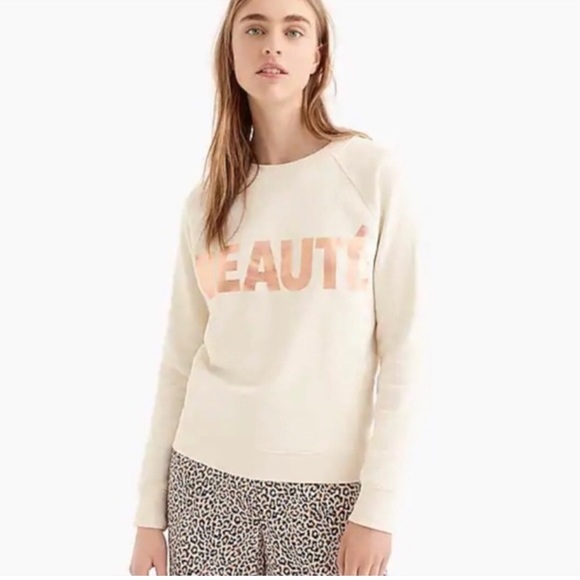 J Crew BEAUTE' sweatshirt - Picture 4 of 7